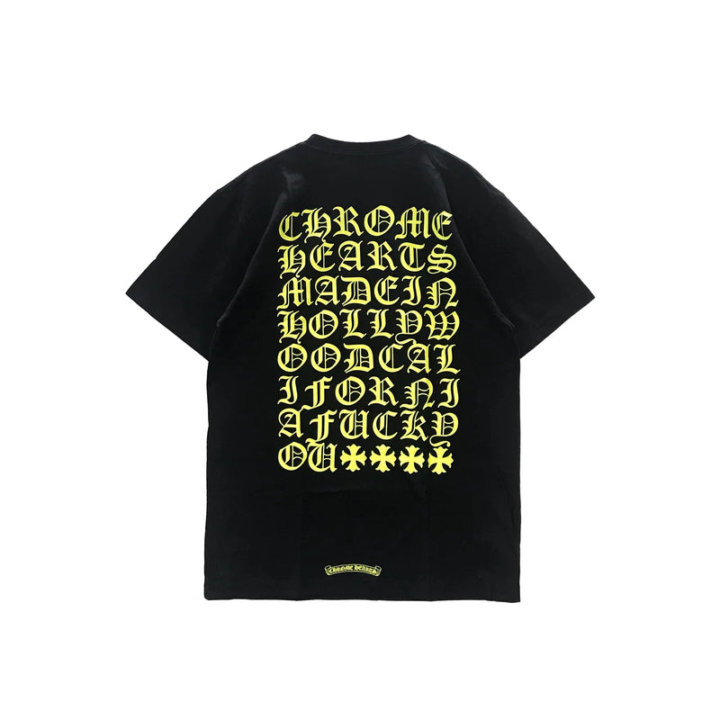 Made In Hollywood Black Chrome Hearts T-Shirt