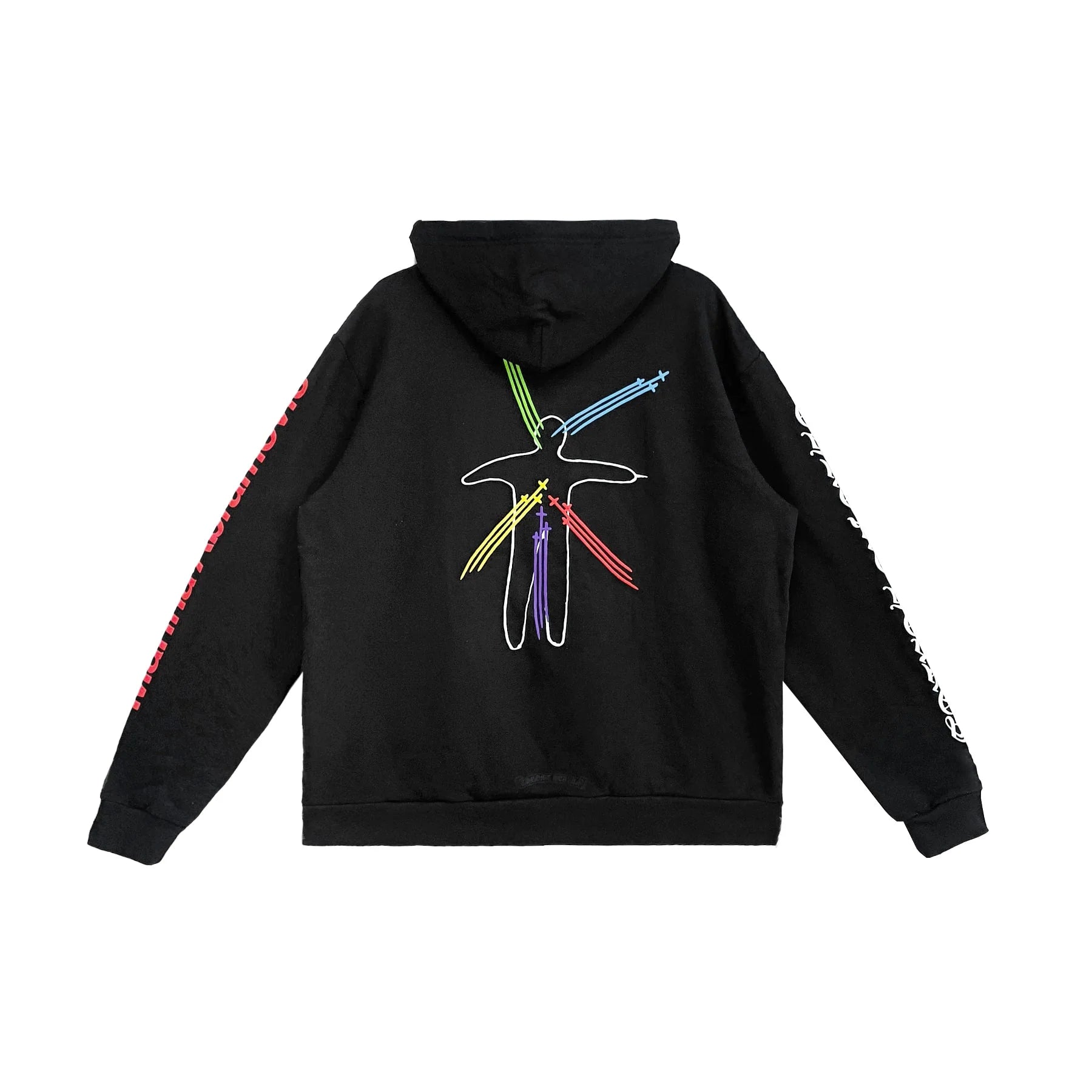 Marina Abramovic Graphic Print Black Hoodie