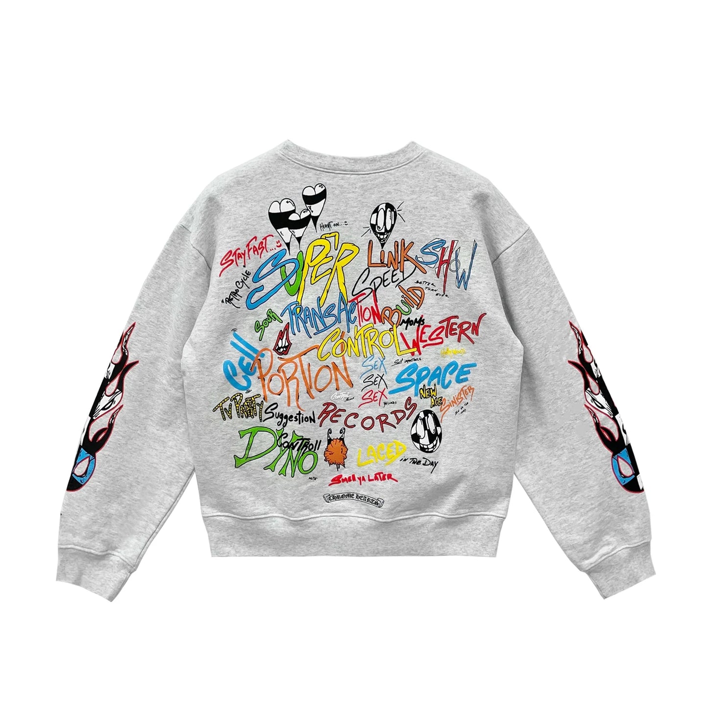 Chrome Hearts Matty Boy Brain Crewneck Sweatshirt