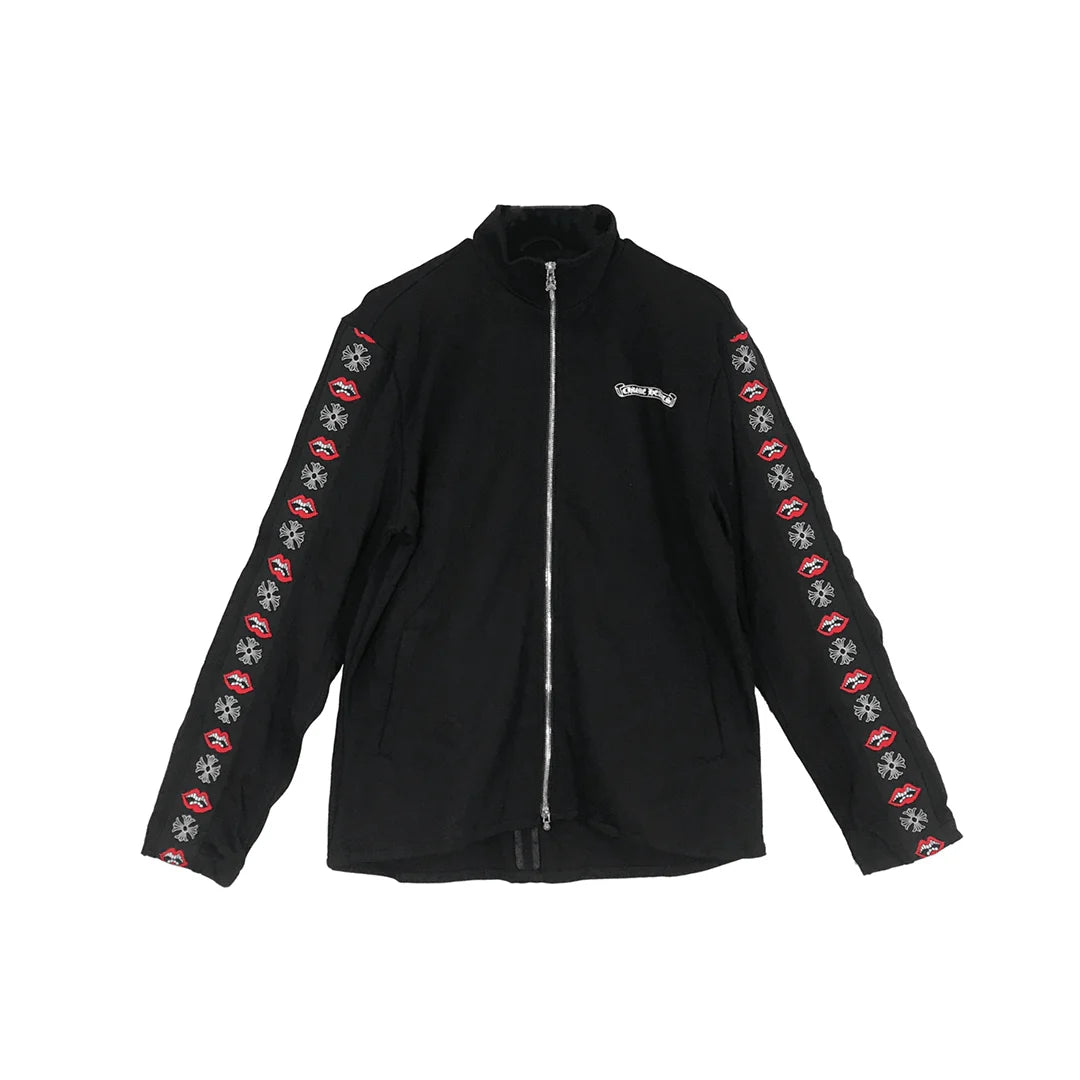 Matty Boy Lips Cross Chrome Hearts Zip Up Jacket