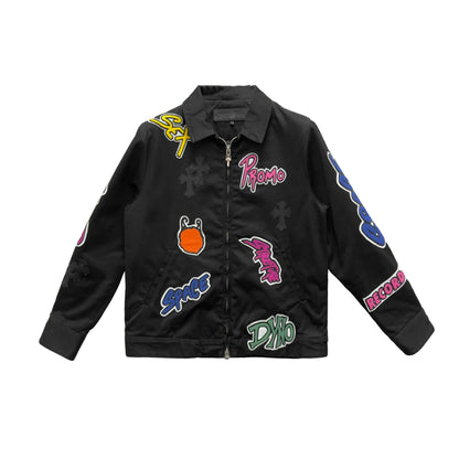 Chrome Hearts Matty Boy Patch Zip Up Jacket
