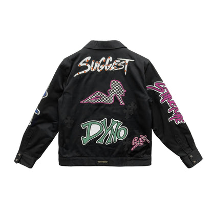 Chrome Hearts Matty Boy Patch Zip Up Jacket