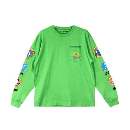 Matty Boy Sex Record Long Sleeve Green T-shirt
