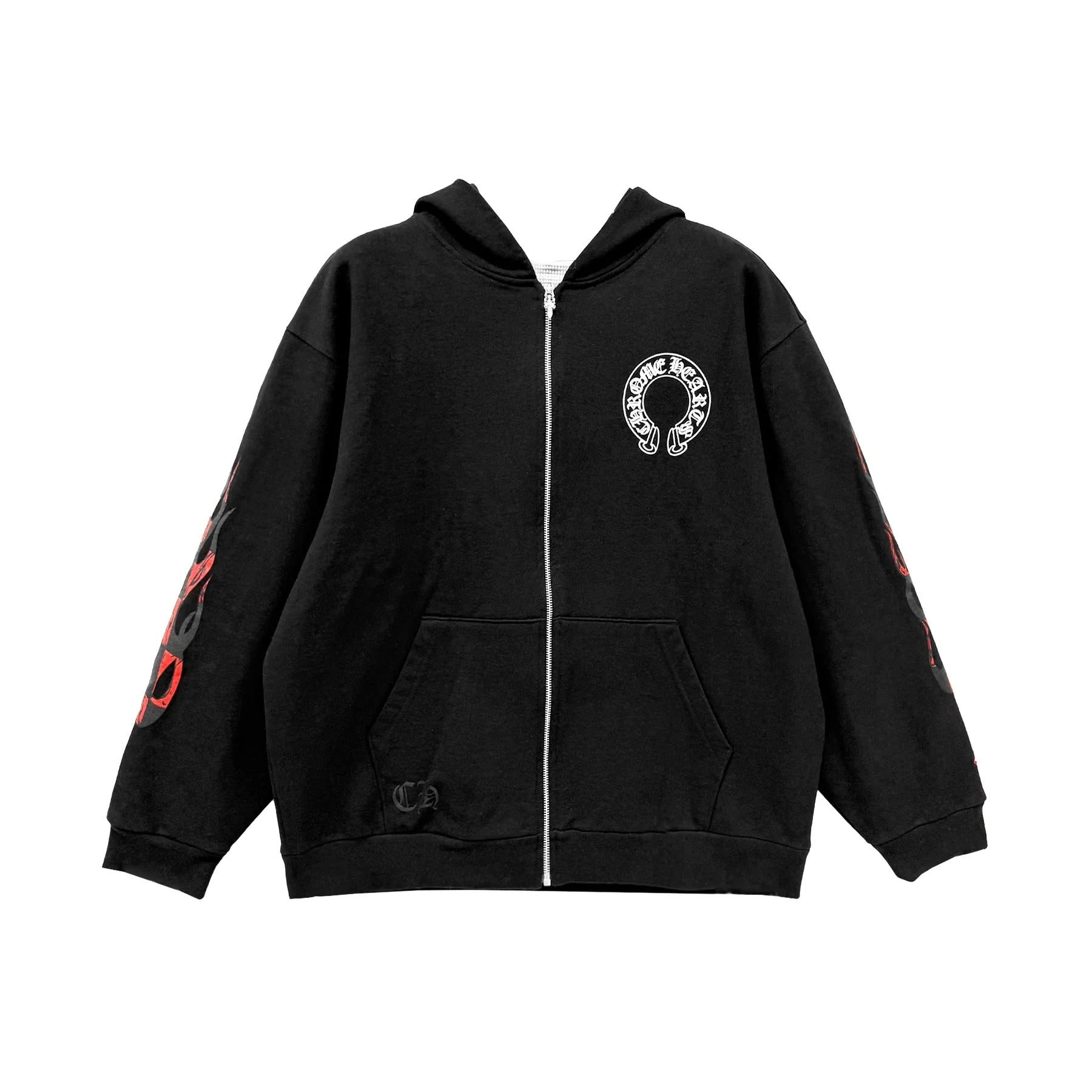 Matty Boy Sex Record Thermal Black Zip Up Hoodie