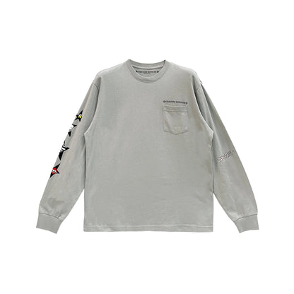 Chrome Hearts Matty Boy Suggest Grey Long Sleeve Tee