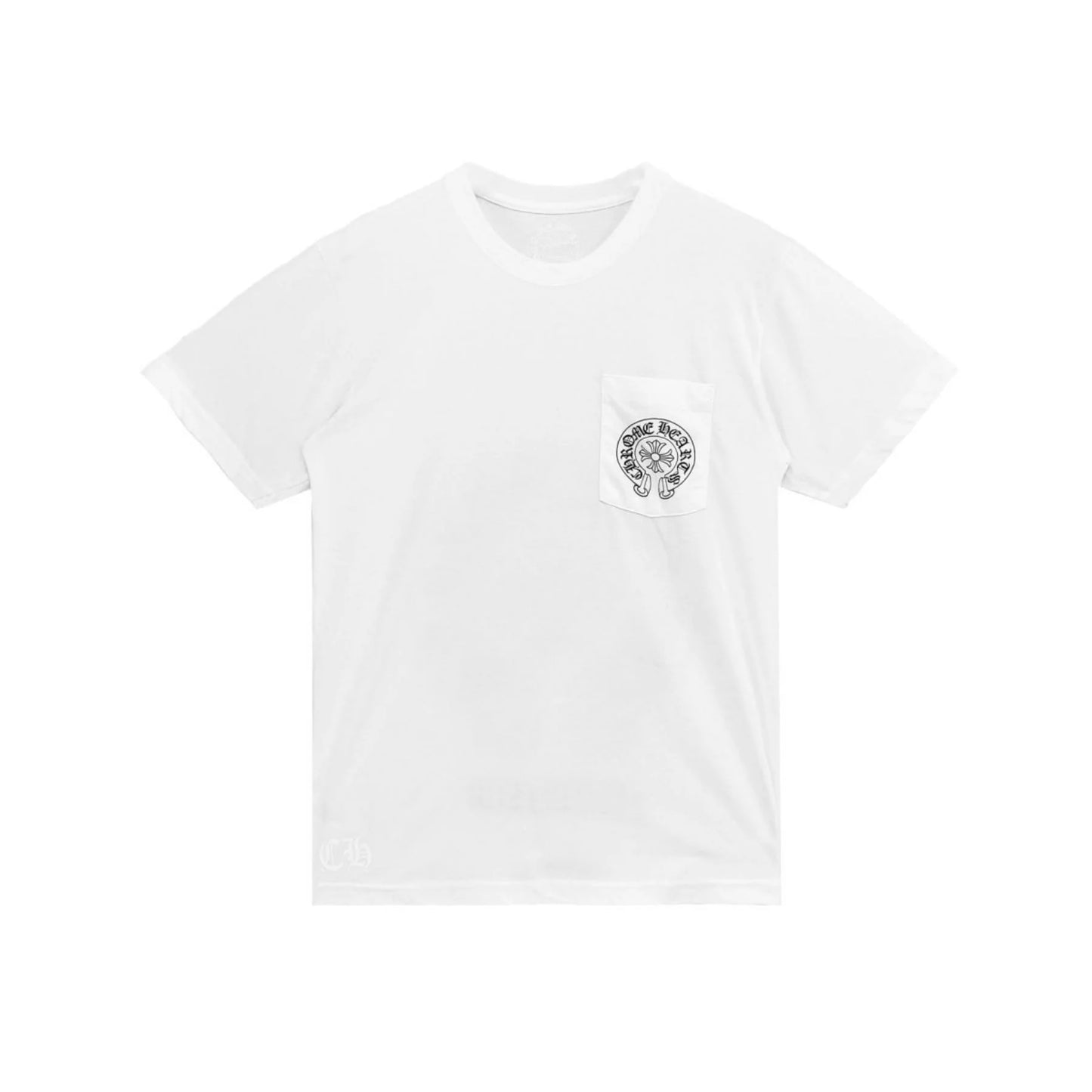 Miami White Horseshoe Short Sleeve Chrome Hearts T-Shirt
