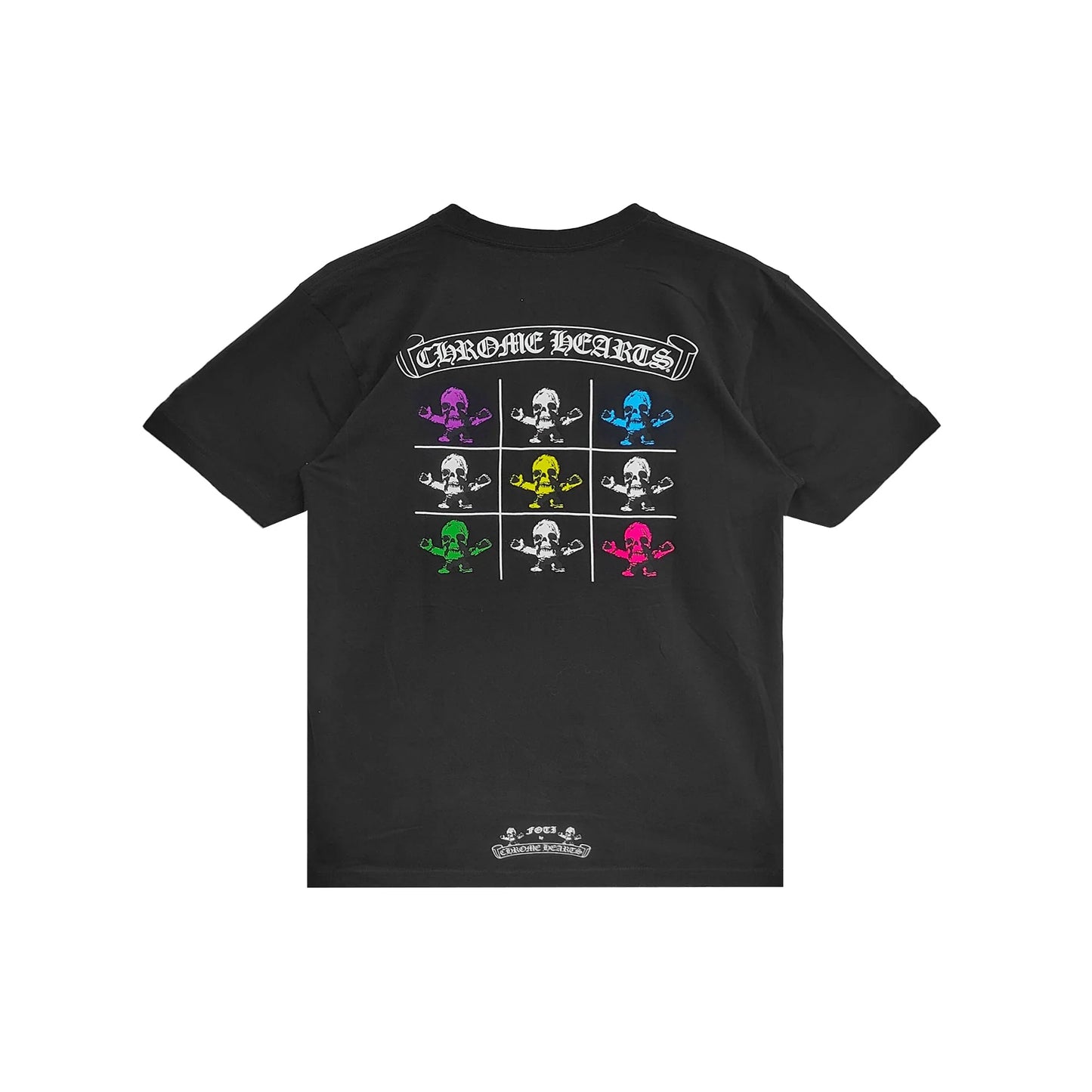 Multi Rainbow Foti Harris Teeter Black Chrome Hearts Tee