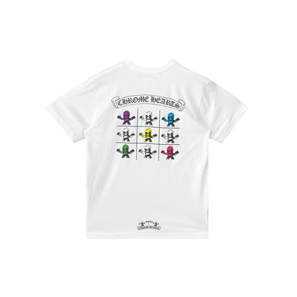 Chrome Hearts Multi Rainbow Foti Harris Teeter White T-Shirt