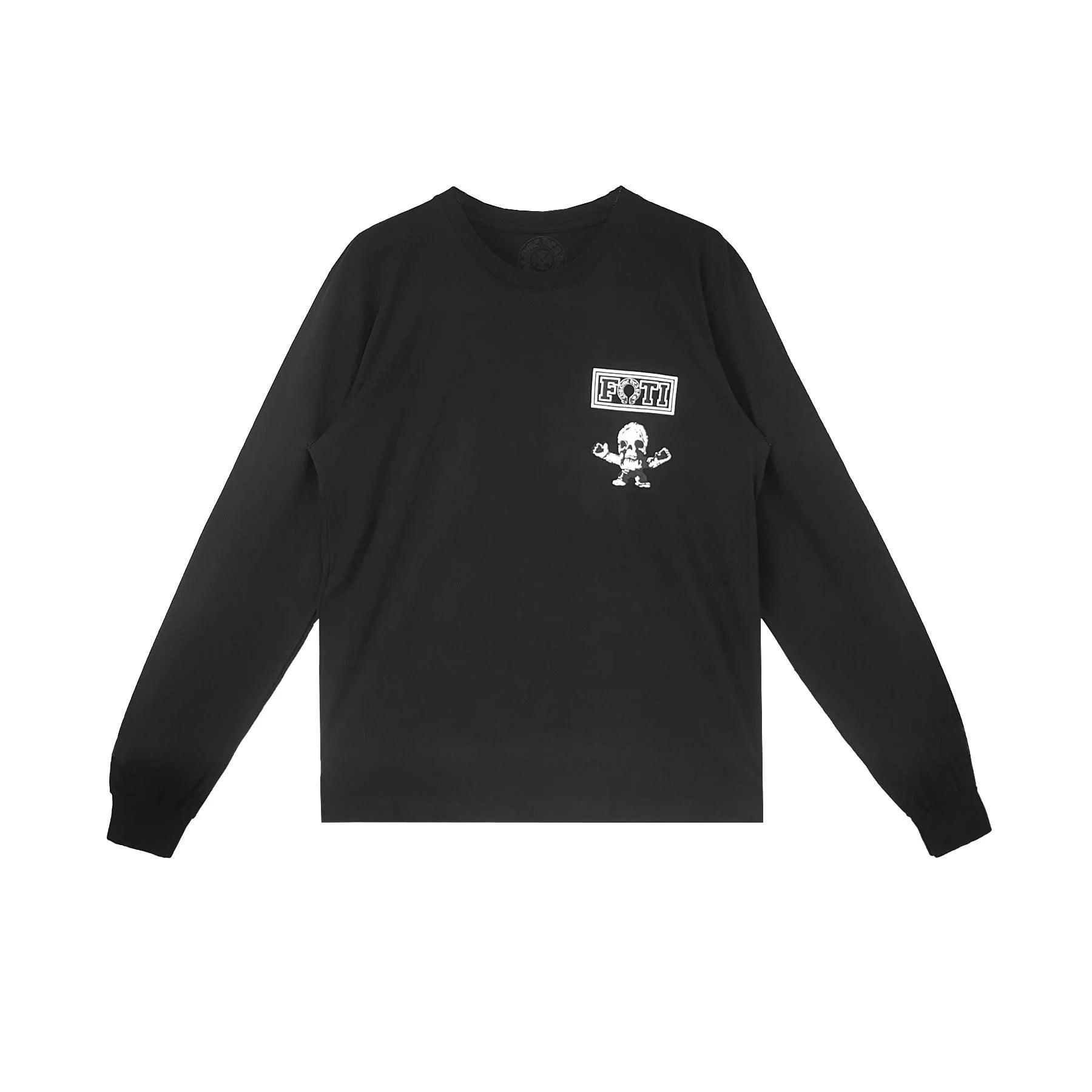 Multi Rainbow Foti Teeter Harris Long Sleeve Black Tee