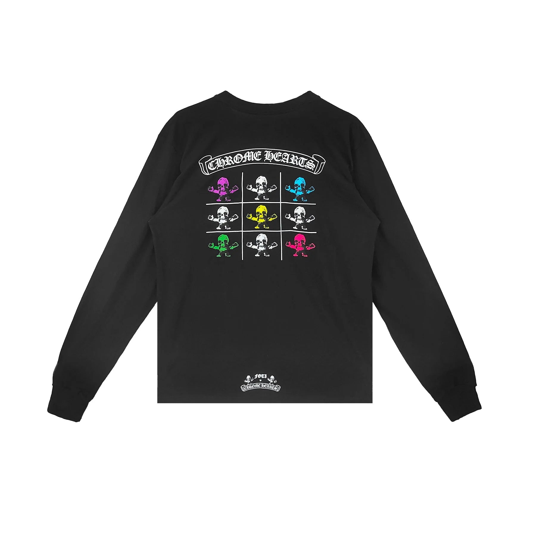 Multi Rainbow Foti Teeter Harris Long Sleeve Black Tee