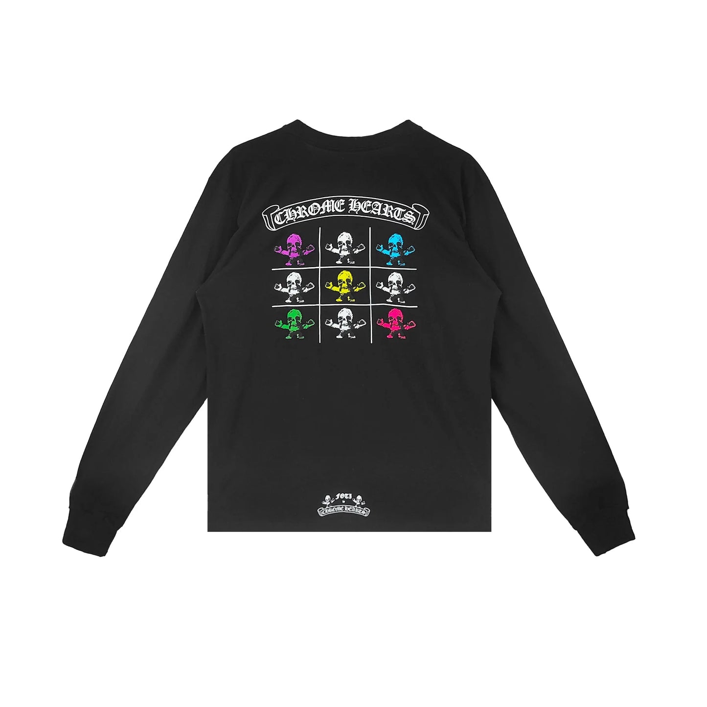 Multi Rainbow Foti Teeter Harris Long Sleeve Black Tee