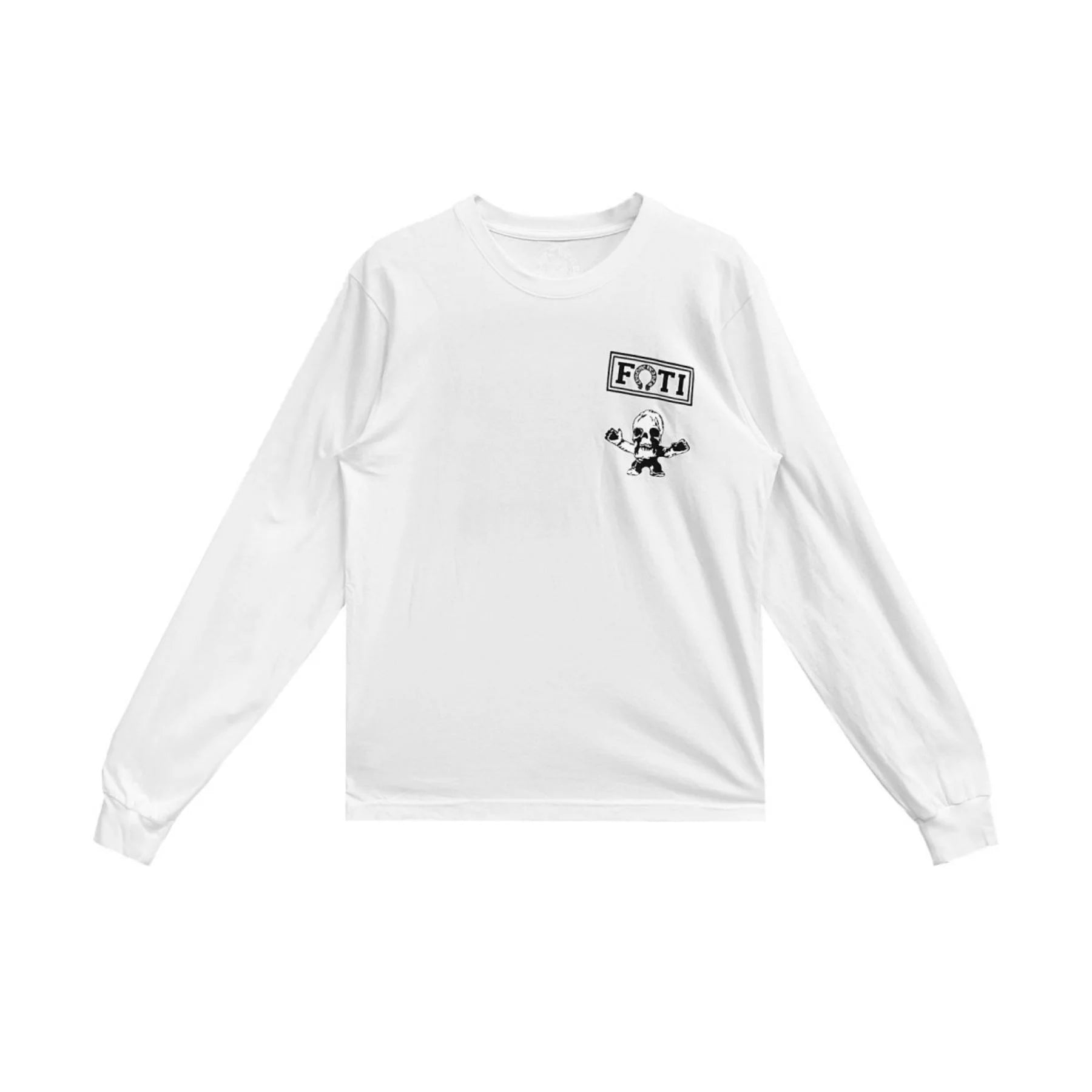Multi Rainbow Foti Teeter Harris White Long Sleeve T-Shirt