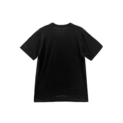 Neck Logo Black Short Sleeve Chrome Hearts T-Shirt