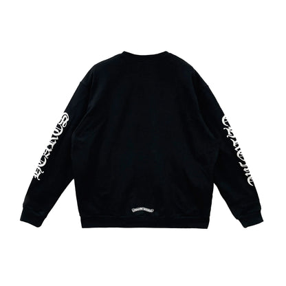 Chrome Hearts Neck Logo Black Sweatshirt