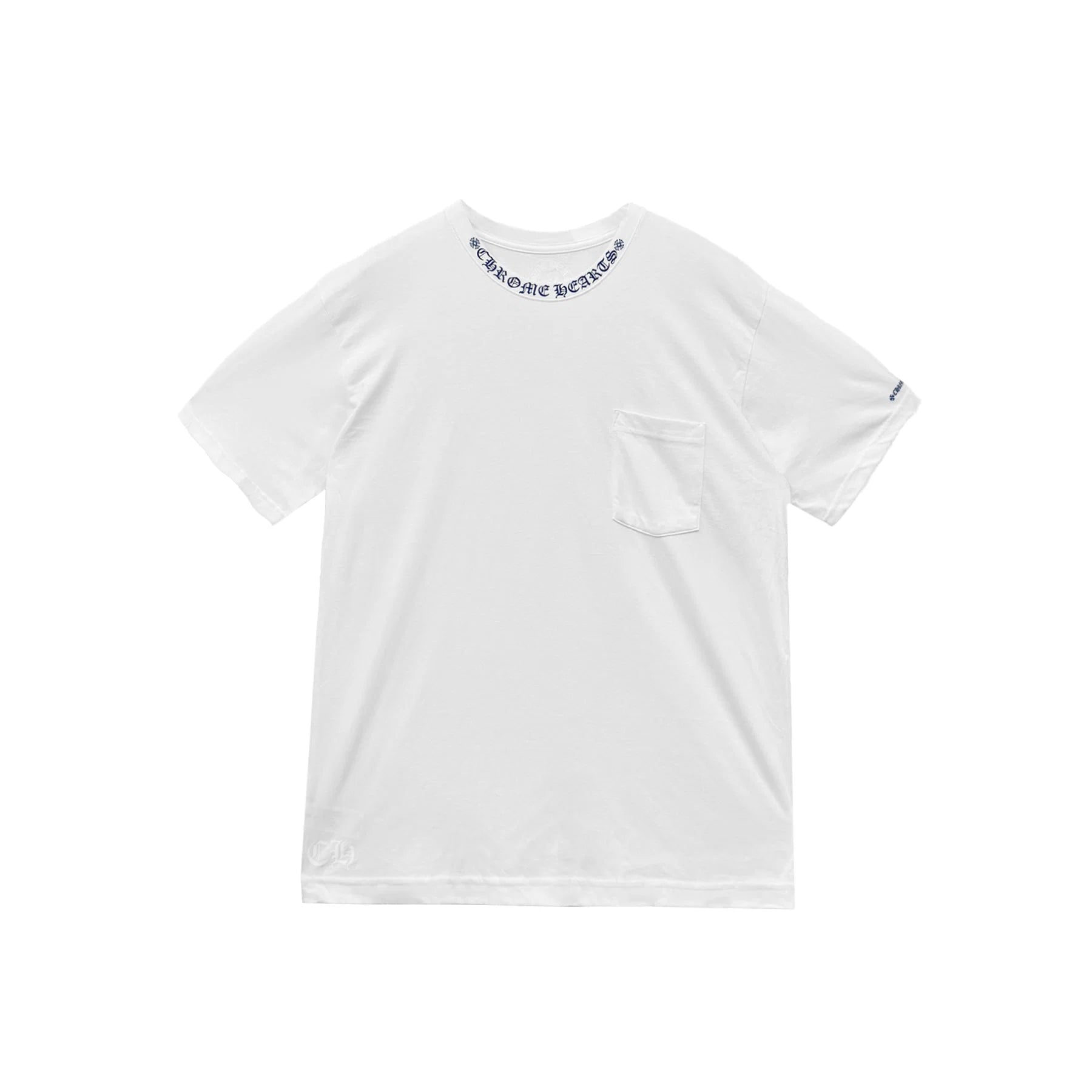 Neck White Short Sleeve Chrome Hearts Tshirt