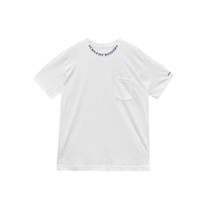 Neck White Short Sleeve Chrome Hearts Tshirt