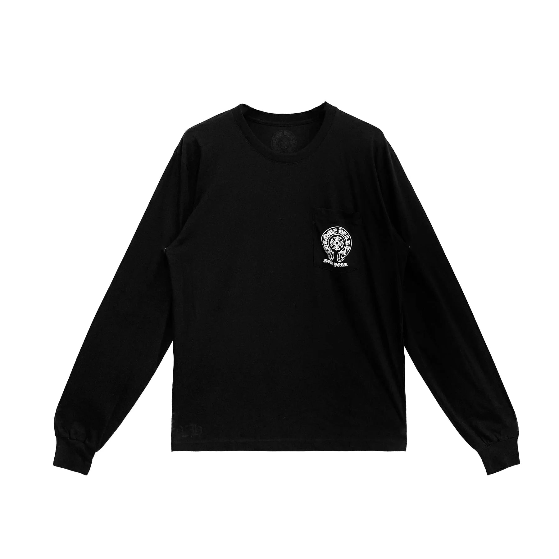 New York Exclusive Horseshoe Black Long Sleeve Tee