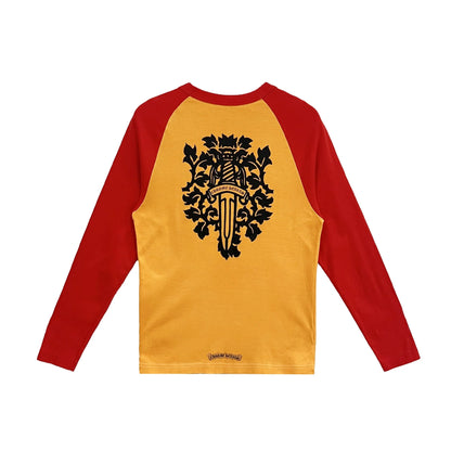 Orange & Red Dagger Long Sleeve T-Shirt