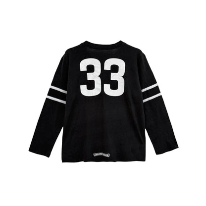 Roller 33 Skates Horseshoe Black Long Sleeve Tee