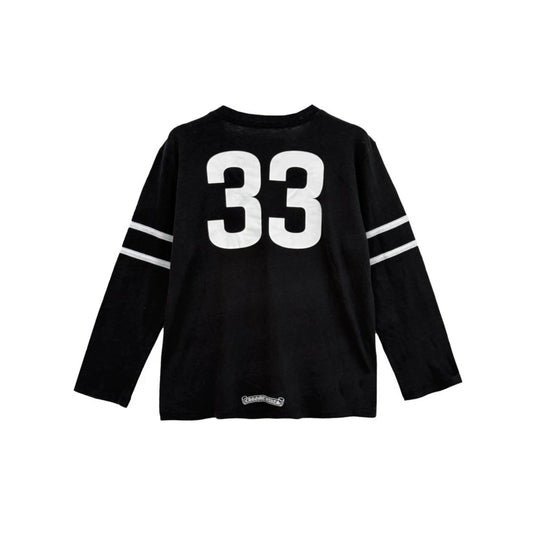 Roller 33 Skates Horseshoe Black Long Sleeve Tee