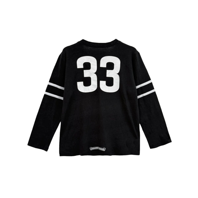 Roller 33 Skates Horseshoe Black Long Sleeve Tee