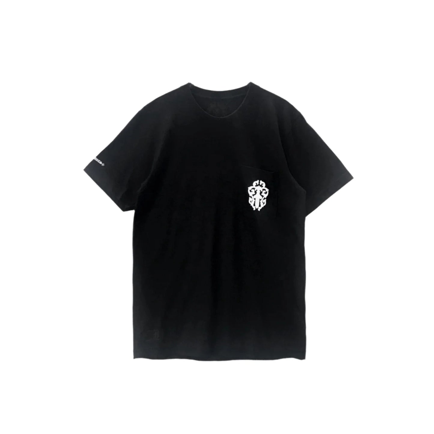 Script Dagger Logo Short Sleeve Black T-Shirt