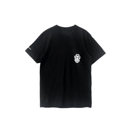Script Dagger Logo Short Sleeve Black T-Shirt