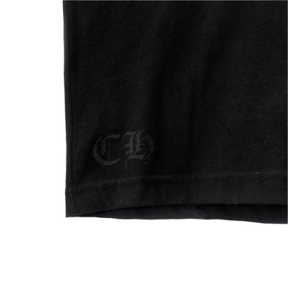 Script Dagger Logo Short Sleeve Black T-Shirt