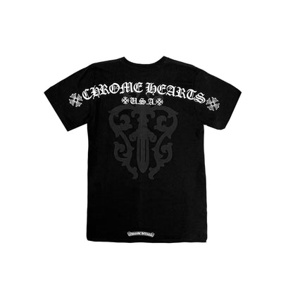 Script Chrome Hearts USA Dagger Short Sleeve Tee