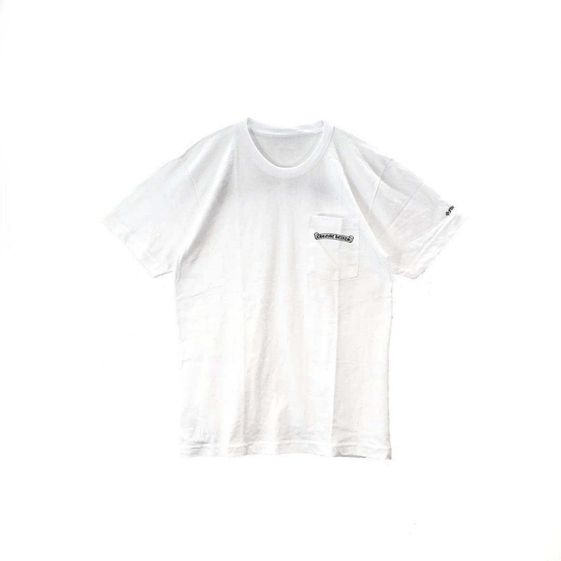 Chrome Hearts Scroll Logo Short Sleeve Tee White
