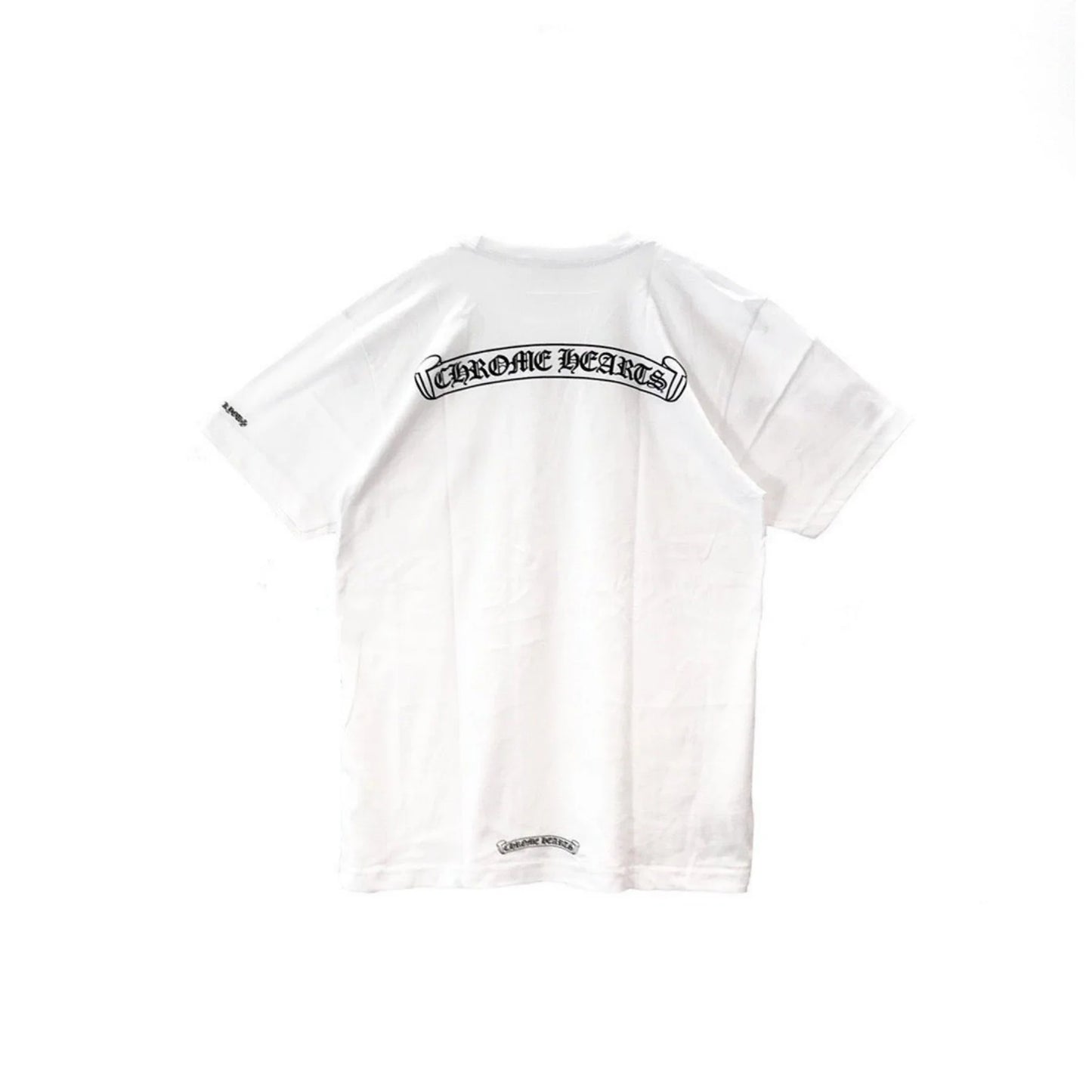 Chrome Hearts Scroll Logo Short Sleeve Tee White