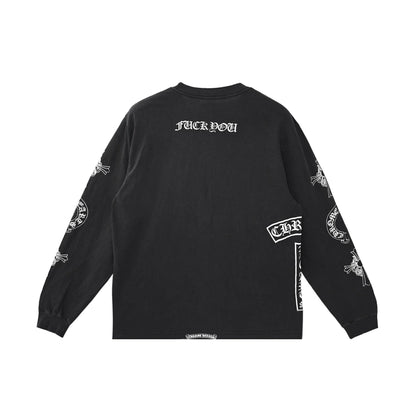 Soap & Water Long Sleeve Black T-Shirt
