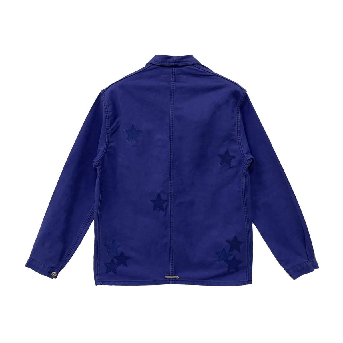 Star Patches French Workwear Denim Jacket