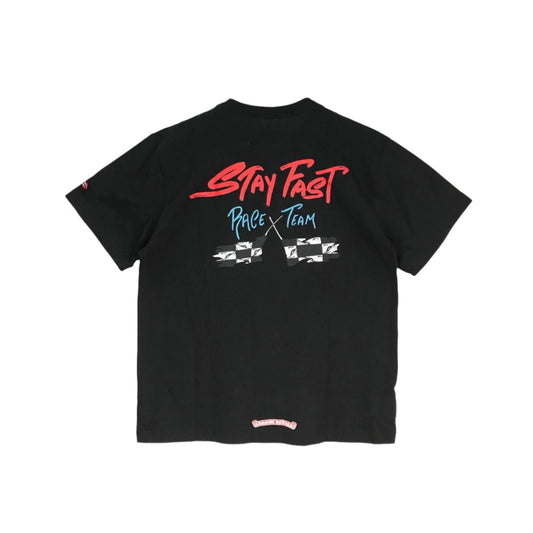 Stay Fast Short Sleeve Chrome Hearts Black Tee