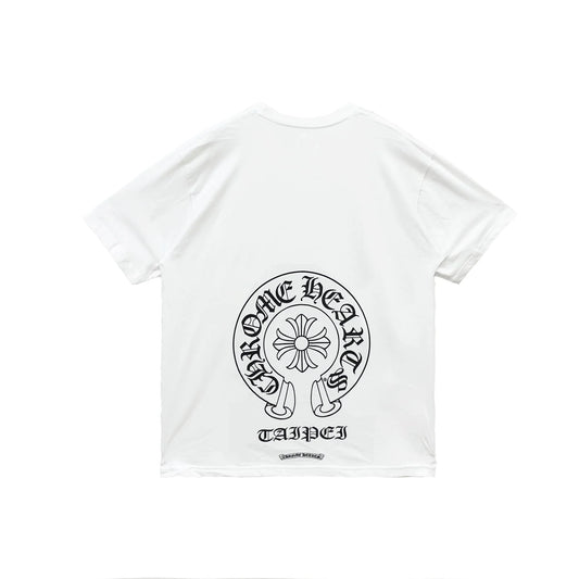 Taipei Exclusive Horseshoe White Short Sleeve T-Shirt