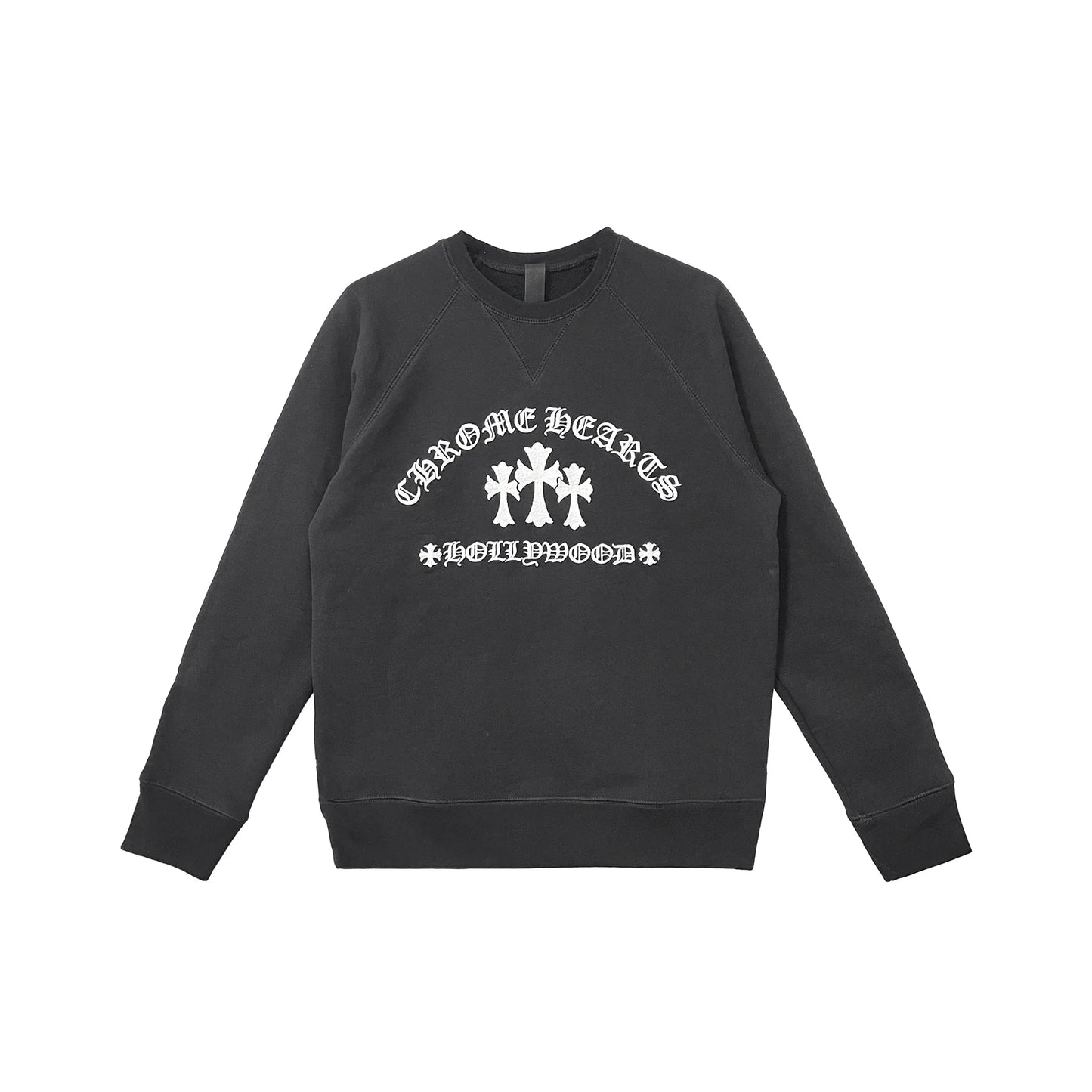 CH Embroidered Triple Cross Sweatshirt Black