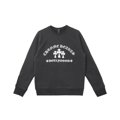 CH Embroidered Triple Cross Sweatshirt Black