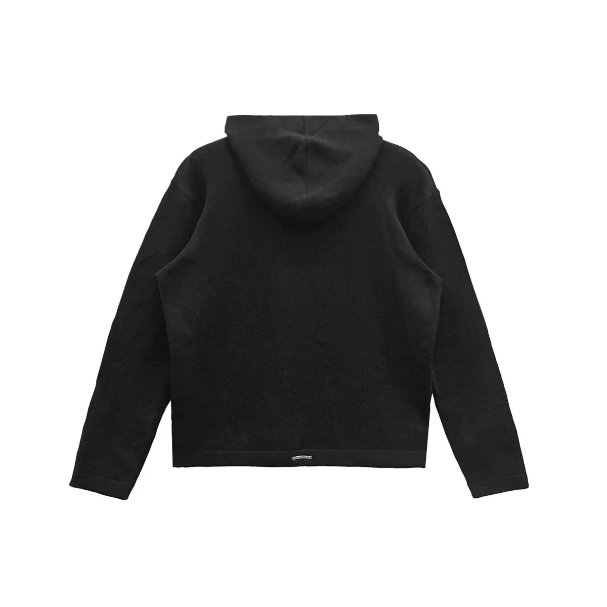 Hollywood Cashmere Triple Cross Hoodie Black