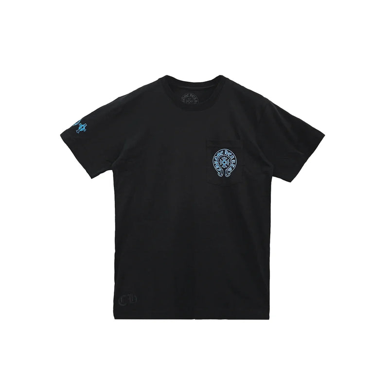 Triple Cross Logo Black Chrome Hearts T-Shirt
