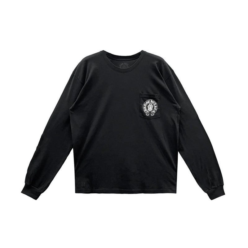 USA Flag Dagger Black Long Sleeve T-Shirt