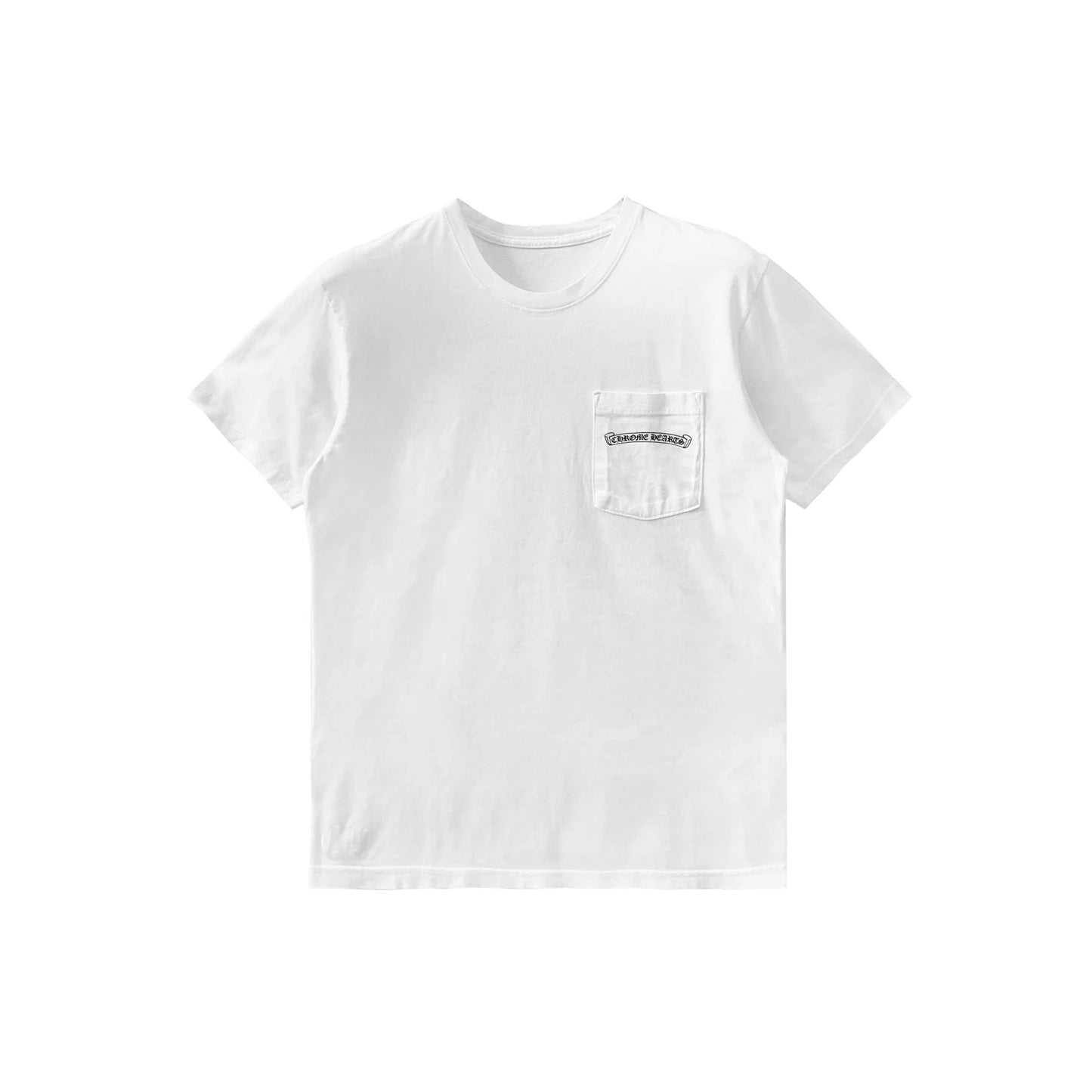 USA Script Logo White Chrome Hearts Short Sleeve Tee