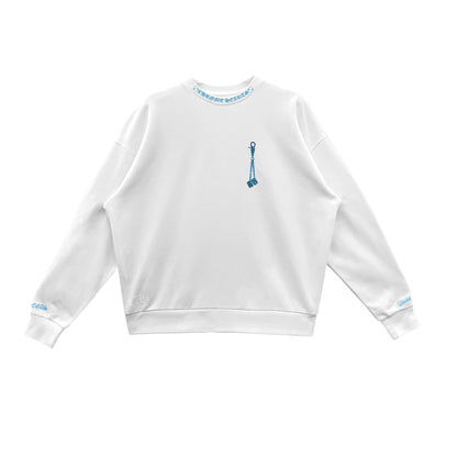 Vegas Exclusive Dice Print Chrome Hearts Sweatshirt White