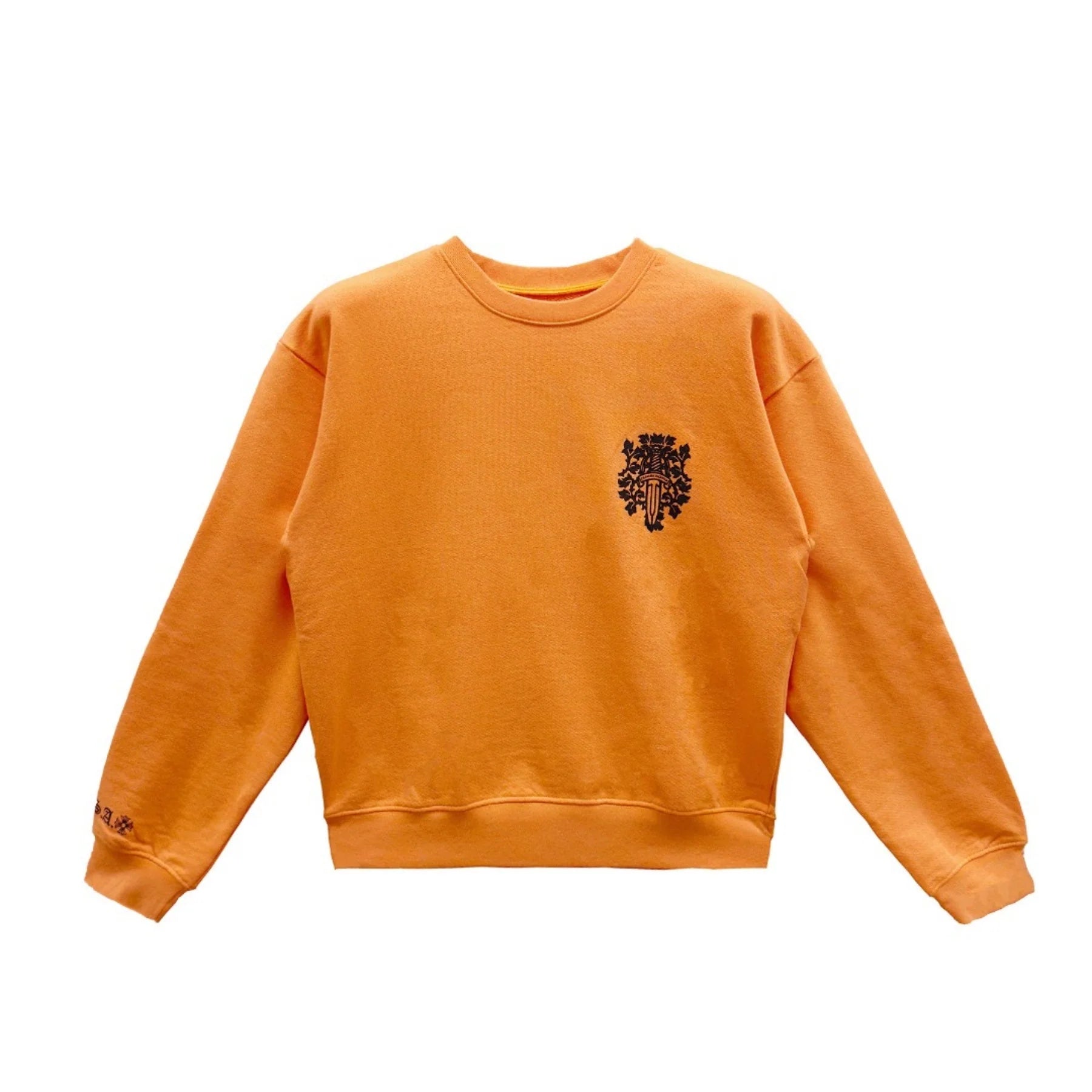 Vine Dagger Orange Chrome Hearts Crewneck Sweatshirt