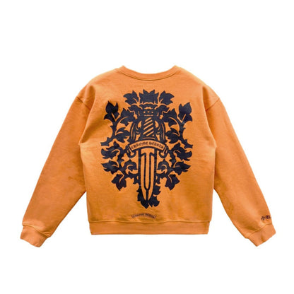 Vine Dagger Orange Chrome Hearts Crewneck Sweatshirt