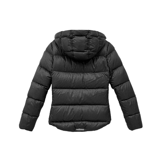 Women Black Chrome Hearts Puffer Down Jacket