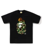Abc Camo Milo on Big Ape Green Print Tee