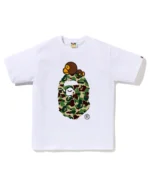 Abc Camo Milo on Big Ape Green Print Tee