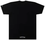 Chrome Hearts Neck Logo T Shirt Left Sleeve "Fuck You" Printed