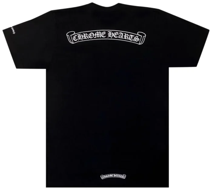 Stylish Chrome Hearts Scroll Logo T Shirt
