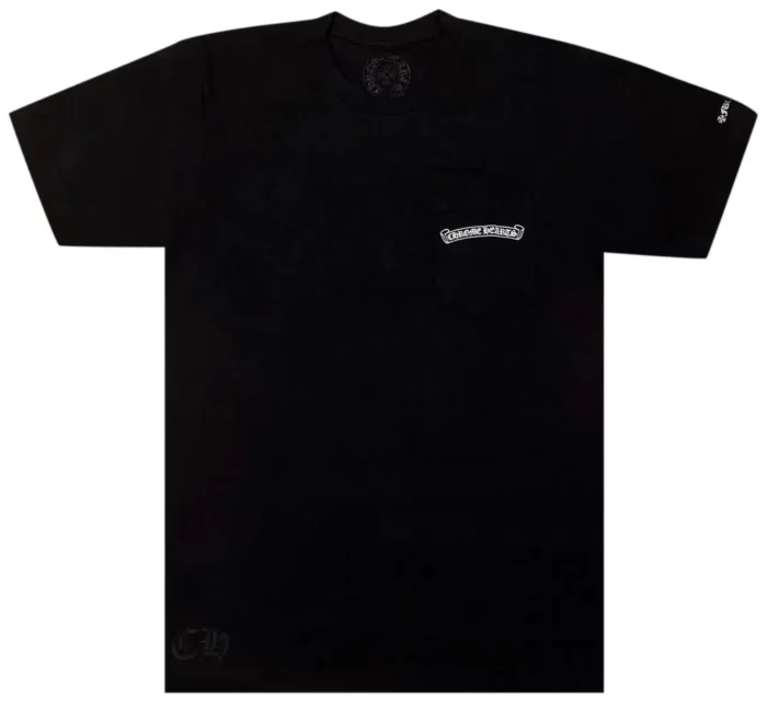 Stylish Chrome Hearts Scroll Logo T Shirt